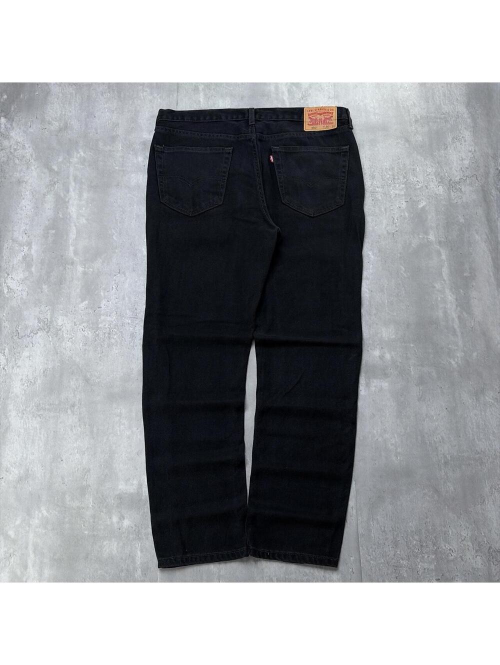Y2K Black Levi’s 550 Grunge Loose Skater Denim Jeans